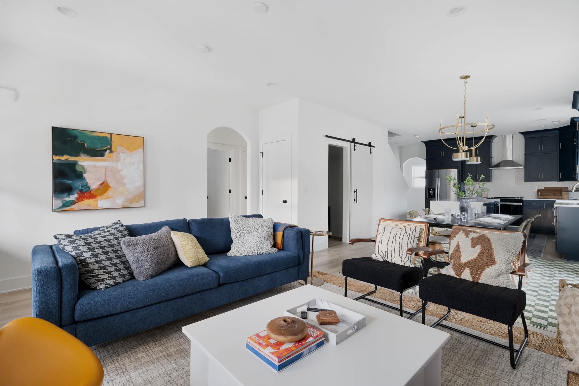 Fernseher, Kamin, Stereoanlage, Arbeitsbereiche