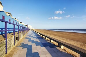 Vlak bij het strand