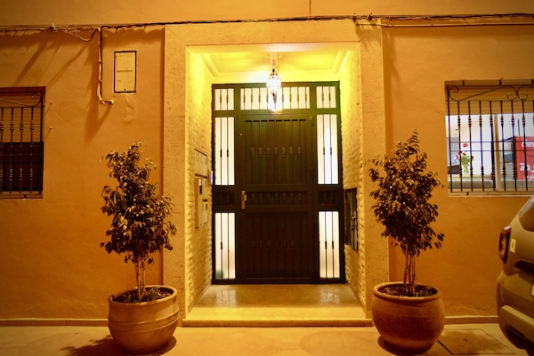 Entrada de l'allotjament