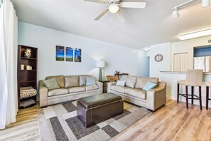 Condo, 1 Bedroom | Living area - Shores Of Panama 1427 1 Bedroom Condo by RedAwning (Panama City Beach)