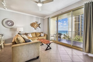 Condo, 2 Bedrooms | Living area - Shores Of Panama 723 2 Bedroom Condo by RedAwning (Panama City Beach)