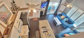 Condo, Multiple Beds, Balcony | Living area | 42-inch flat-screen TV with digital channels, TV