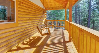 Private Ski-out Angel Fire Cabin: Wraparound Porch