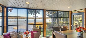 Waterfront Lake Webb Cabin Rental w/ Dock & Views!