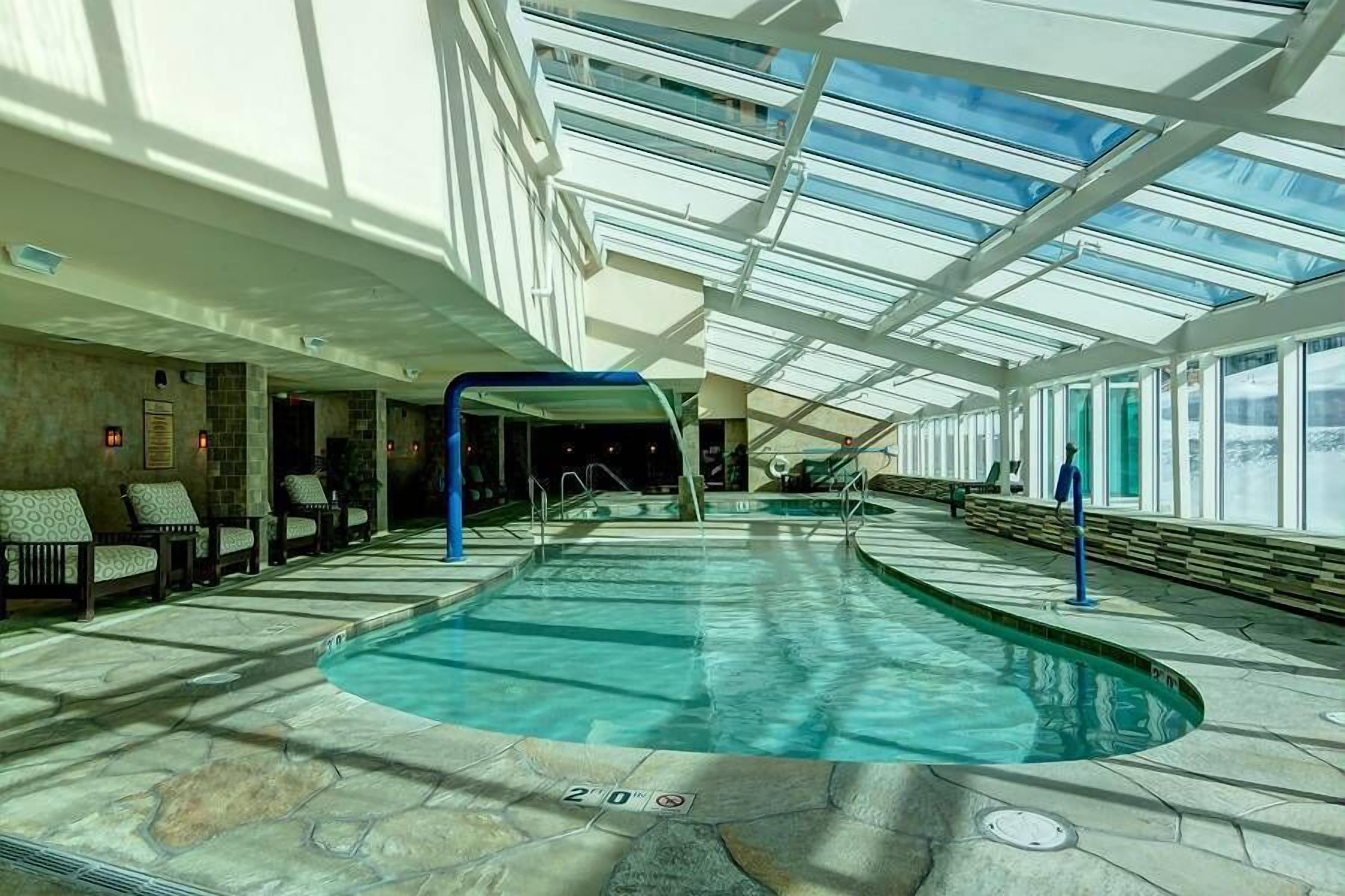 Indoor pool, a heated pool