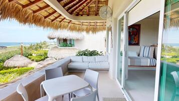Deluxe Villa, 1 King Bed, Terrace, Ocean View | Terrace/patio