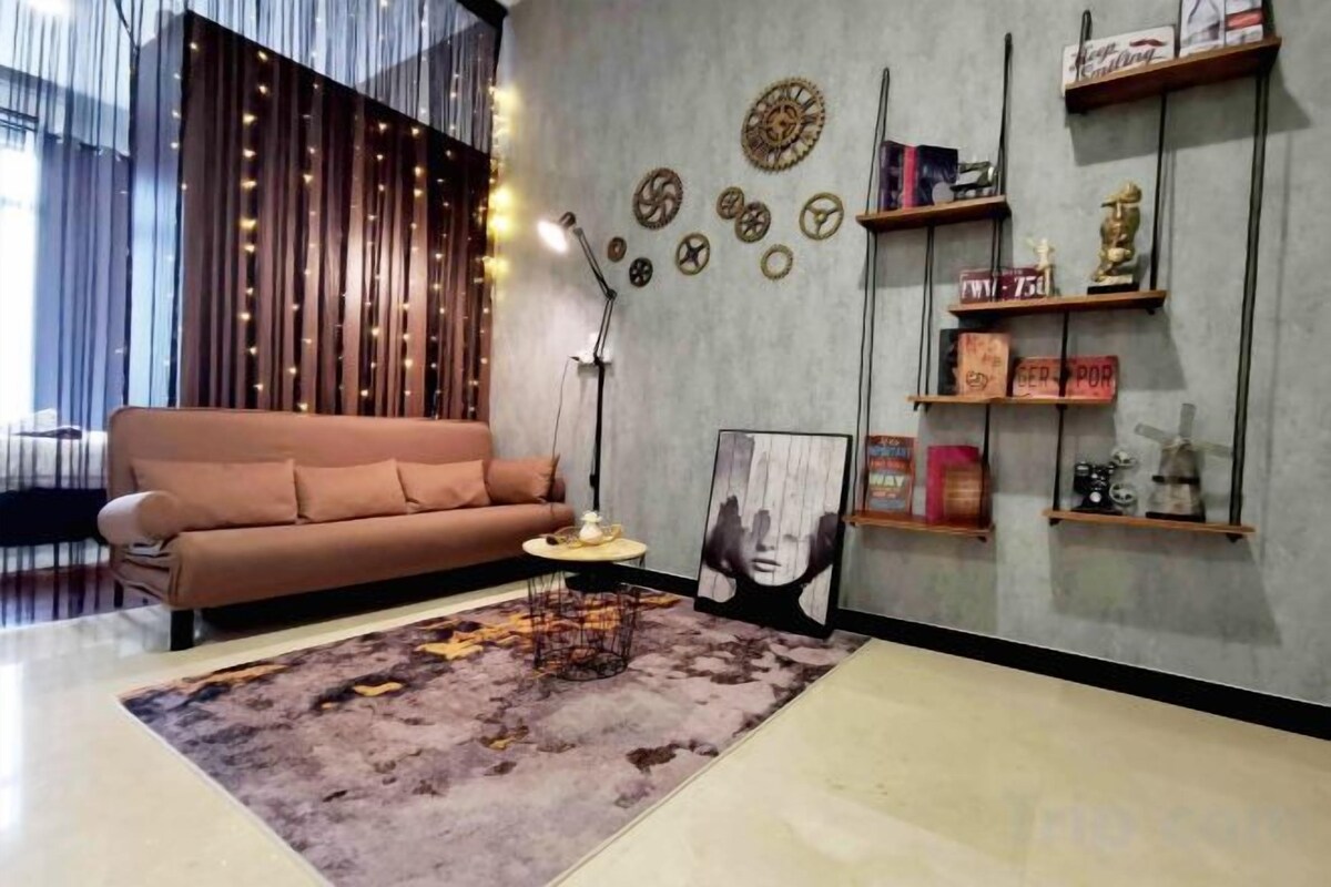 Living area | 48-inch Smart TV with digital channels, video-game console, Netflix