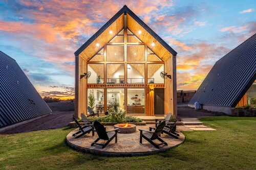 Chill Country Ranch cabin near Gruene, New Braunfels, and White Water Amp.