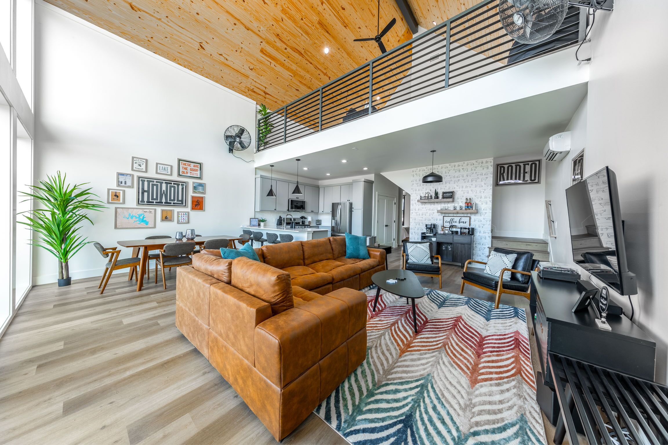 Smart TV, video games, ping pong, books