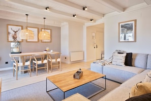 Smart TV y chimenea