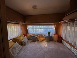 Shared Dormitory, 1 Bedroom, Smoking, Patio | Living room