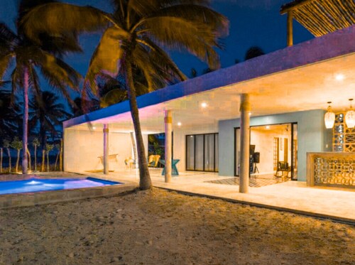 Casa en la Playa Frente al mar con Alberca