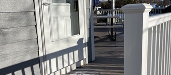 Cozy riverfront cottage with an easy beach-inspired coastal MI vibe!