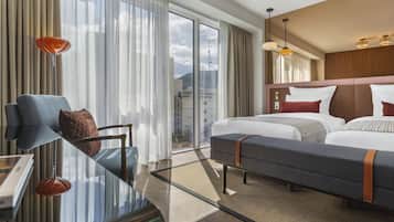 1 chambre, literie de qualité supérieure, matelas mémoire de forme