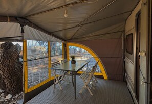 Shared Dormitory, 1 Bedroom, Smoking, Patio | Outdoor dining