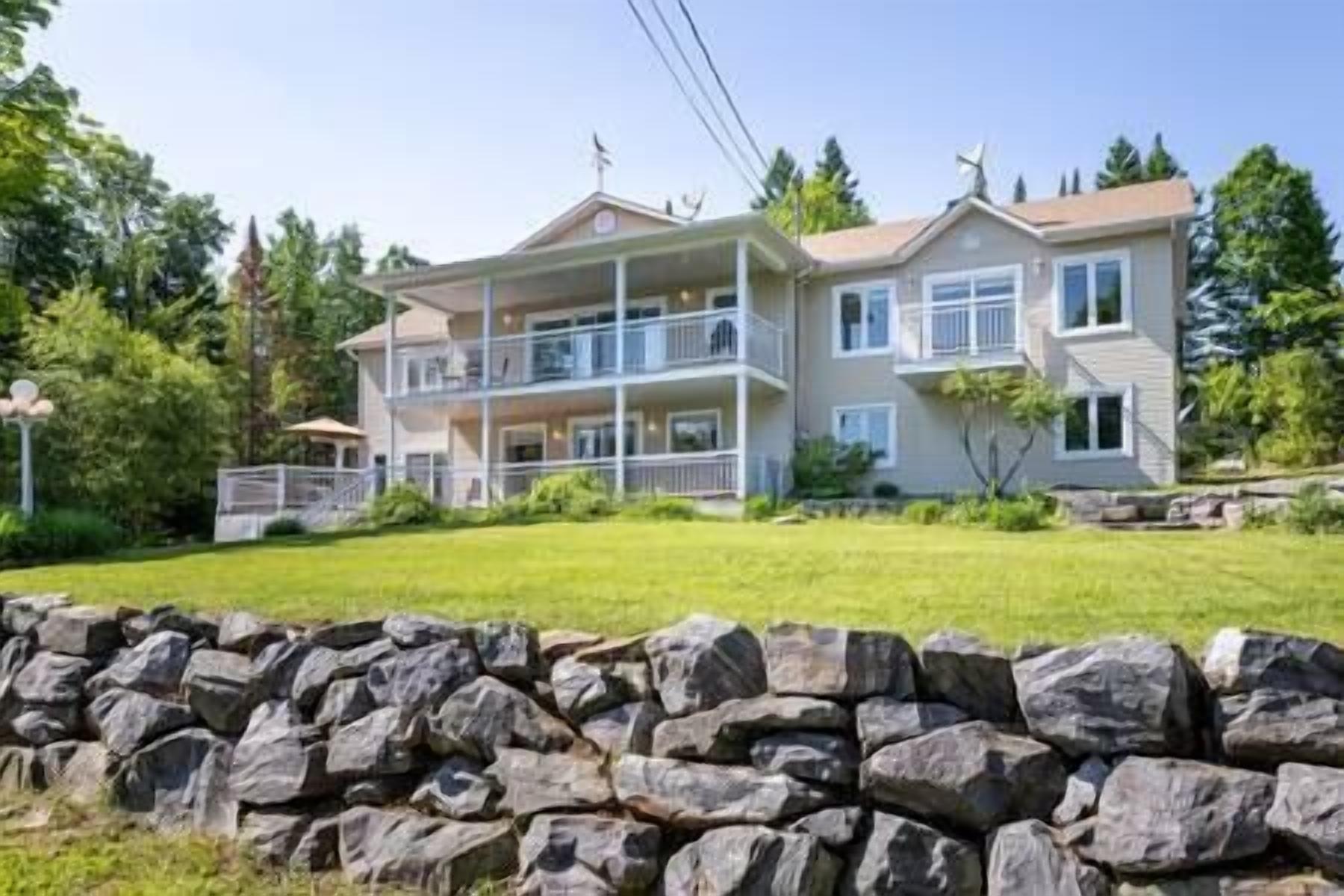 Front view of the house