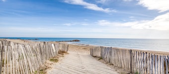 'Le Mas De La Mer' with Private Terrace, Wi-Fi, and Air Conditioning