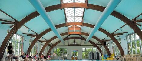 Indoor pool, a heated pool