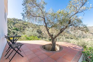 Outdoor dining - Villa 'Finca Rosalia' with Mountain Views, Private Pool and Wi-Fi (Cómpeta)