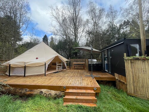 Glamping Unique Stay Wi-Fi Bath BBQ Private