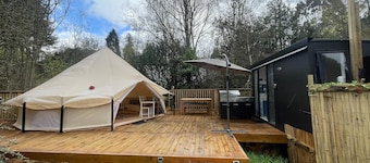Glamping Unique Stay Wi-Fi Bath BBQ Private