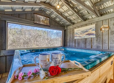 Country Cabin• Fence Area for Dogs• Hot Tub• Games