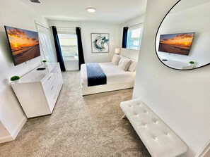 5 habitaciones, tabla de planchar con plancha, wifi y ropa de cama