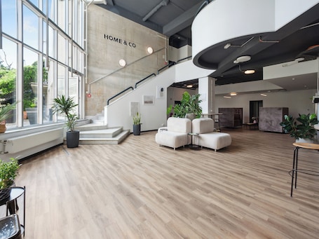 Sala de estar en el lobby