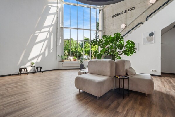 Sitteområde i lobbyen