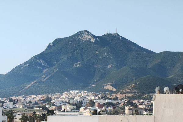 Blick von der Unterkunft