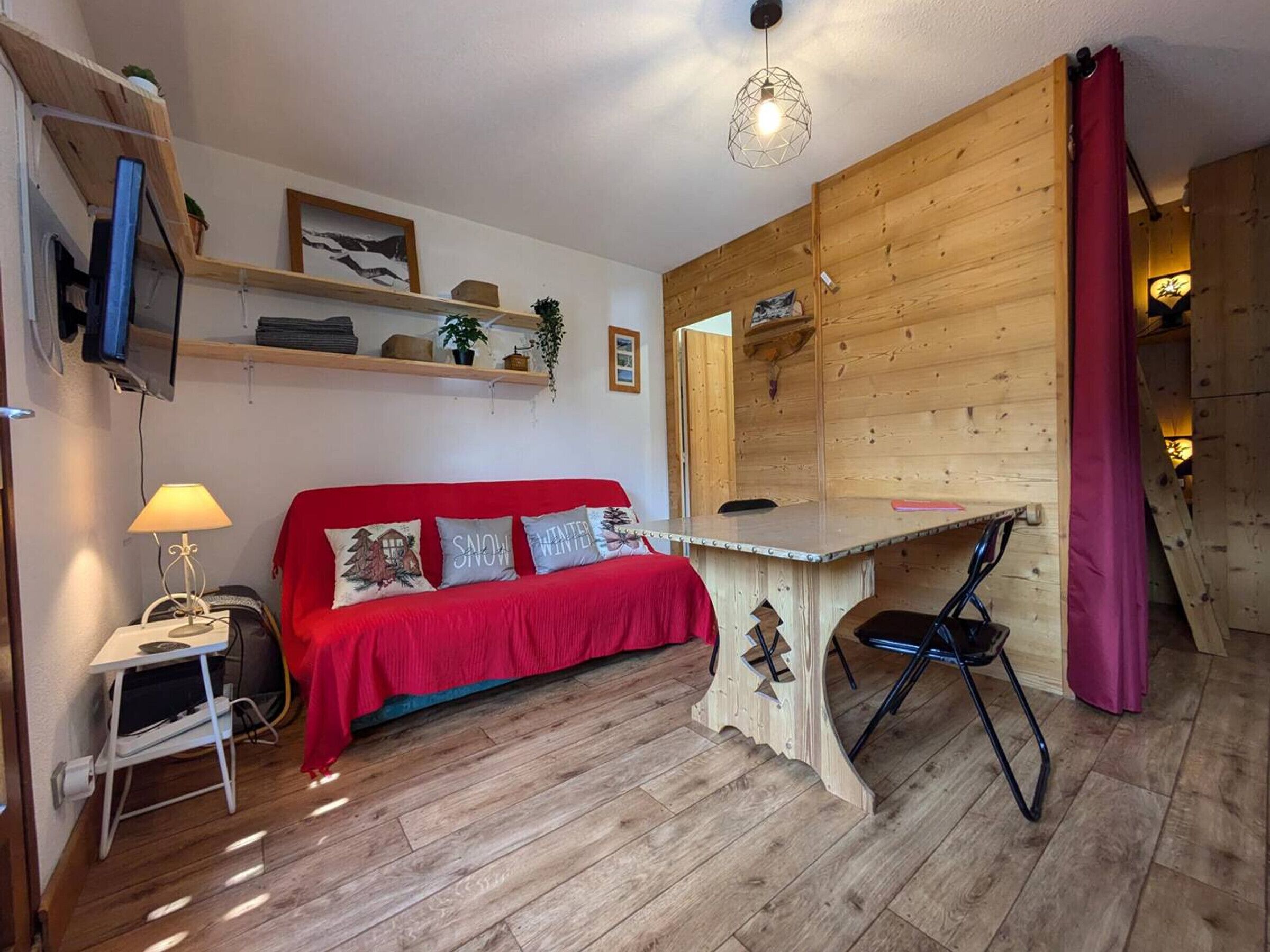 Charmant Studio 19m², Idéal 3 Pers, Avec Terrasse Et Parking, Proche Commerces Et Navette Ski - Areches Beaufort