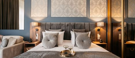 Departamento superior | 2 habitaciones, ropa de cama de alta calidad y decoración personalizada