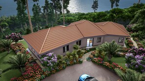 Fassade der Unterkunft