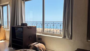 Blick von der Unterkunft