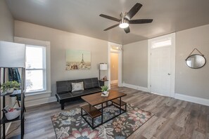 Smart TV, fireplace, offices