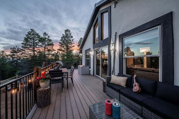 Step onto the spacious deck, accessible through the sliding glass door. Revel in the freedom of the fully fenced backyard and deck, providing a haven for your beloved pets or little ones to play. To enhance your experience, there are outdoor games!