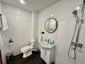 Rainfall showerhead, hair dryer, slippers, bidet - SANTA VILLA HOTEL  (Yerevan)
