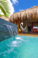 Luxury Bungalow, Ocean View | 1 bedroom, premium bedding, pillowtop beds, minibar