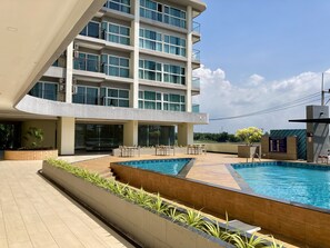 Alberca al aire libre 