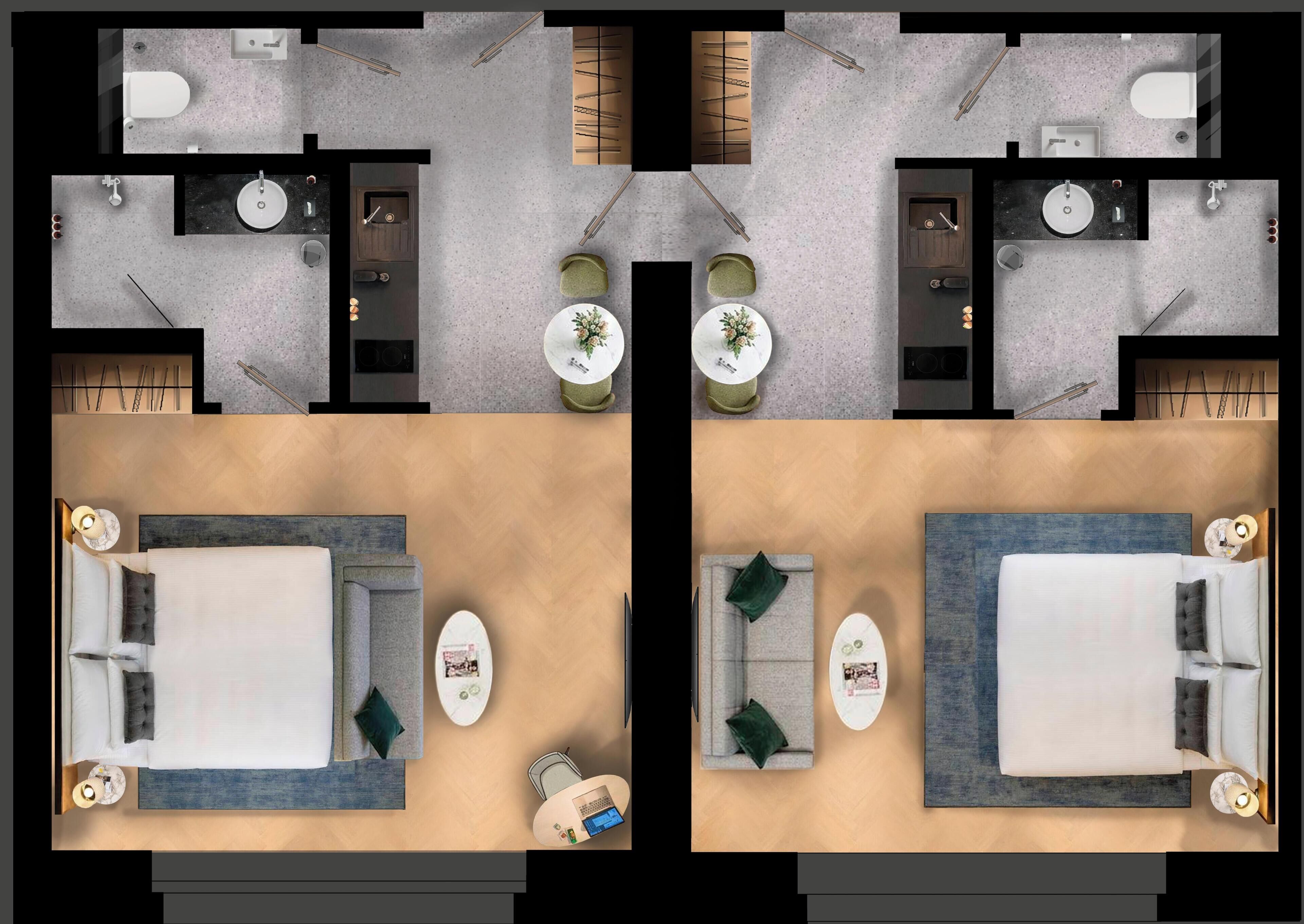مخطط تصميم الطابق