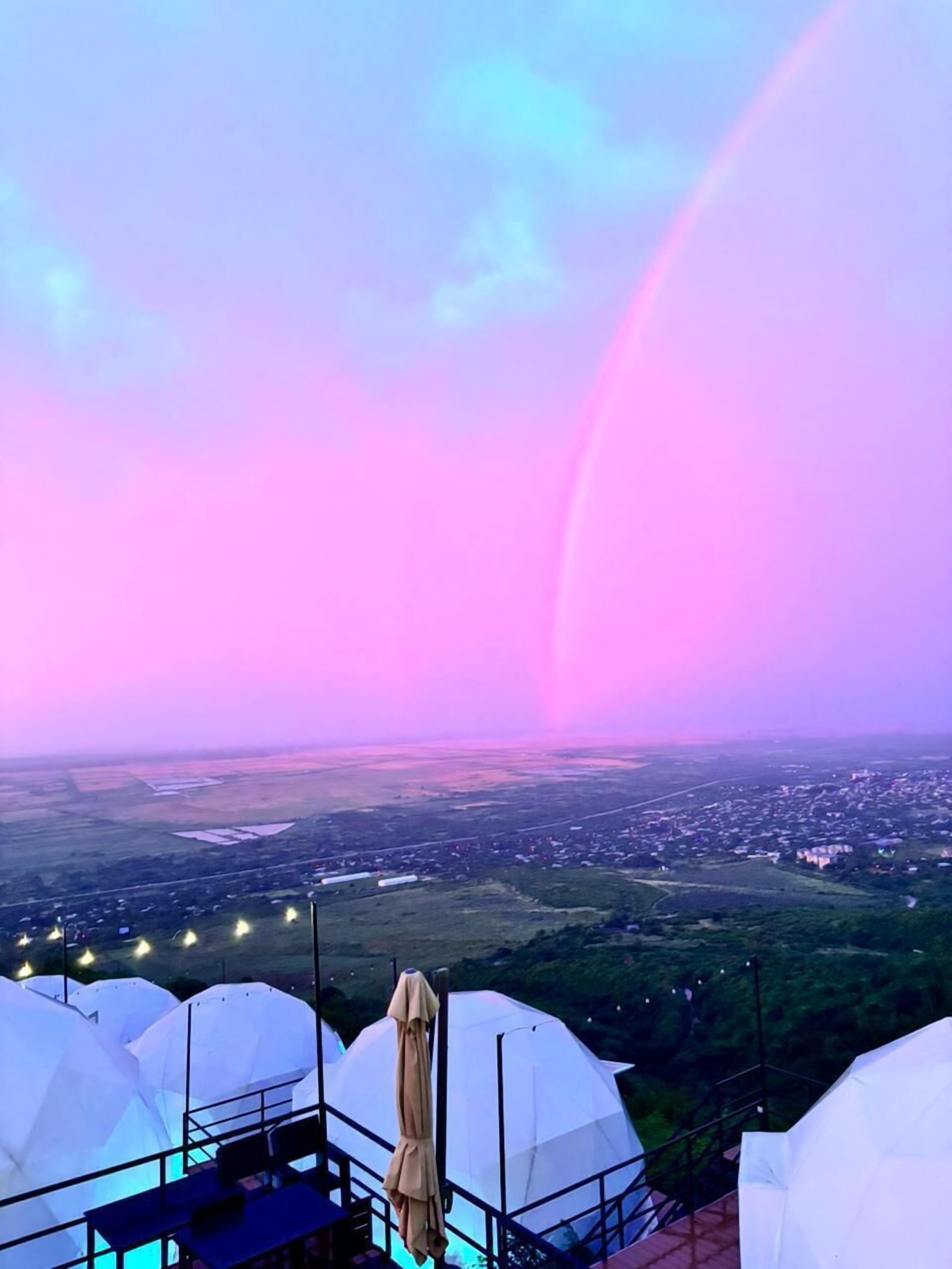 Utsikt fra overnattingsstedet
