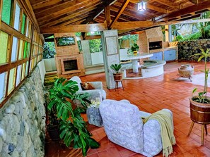 Terrace/patio - Casa Cumbre: Un hospedaje único en Mérida, con la mejor vista a la Sierra Nevada (Merida)