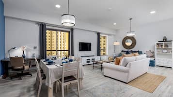 Căn hộ tiện nghi đơn giản | Khu phòng khách