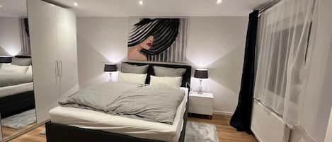 1 chambre, bureau, fer et planche Ă repasser, accĂšs au Wi-Fi (inclus)