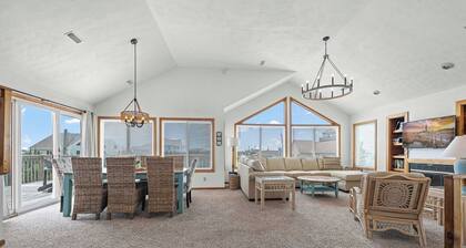 Oceanside, sound view, dog friendly, private pool, hot tub, golf cart, game room