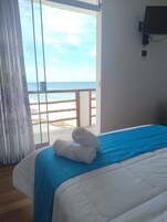 Premium bedding, down comforters, individually decorated