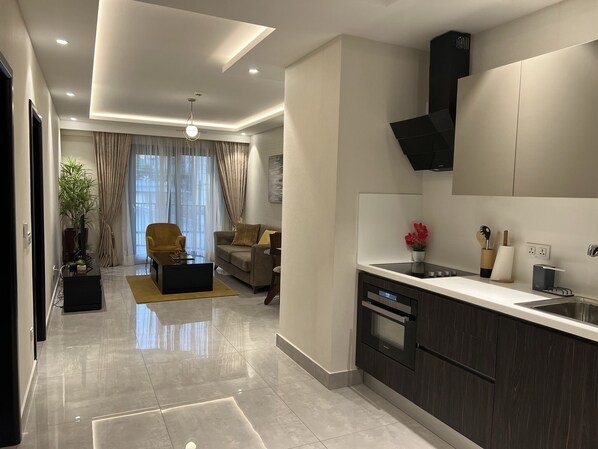 Private kitchen - Mirage Residence Apartment Accra (Accra)