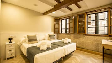 Premium bedding, memory-foam beds, free minibar, individually furnished