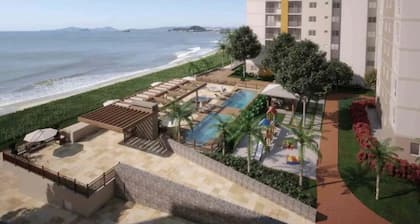 Resort Apto Frente ao Mar!!! Pé na Areia