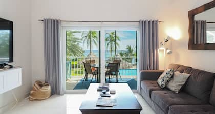 Ocean front 2 bedroom condo with pool